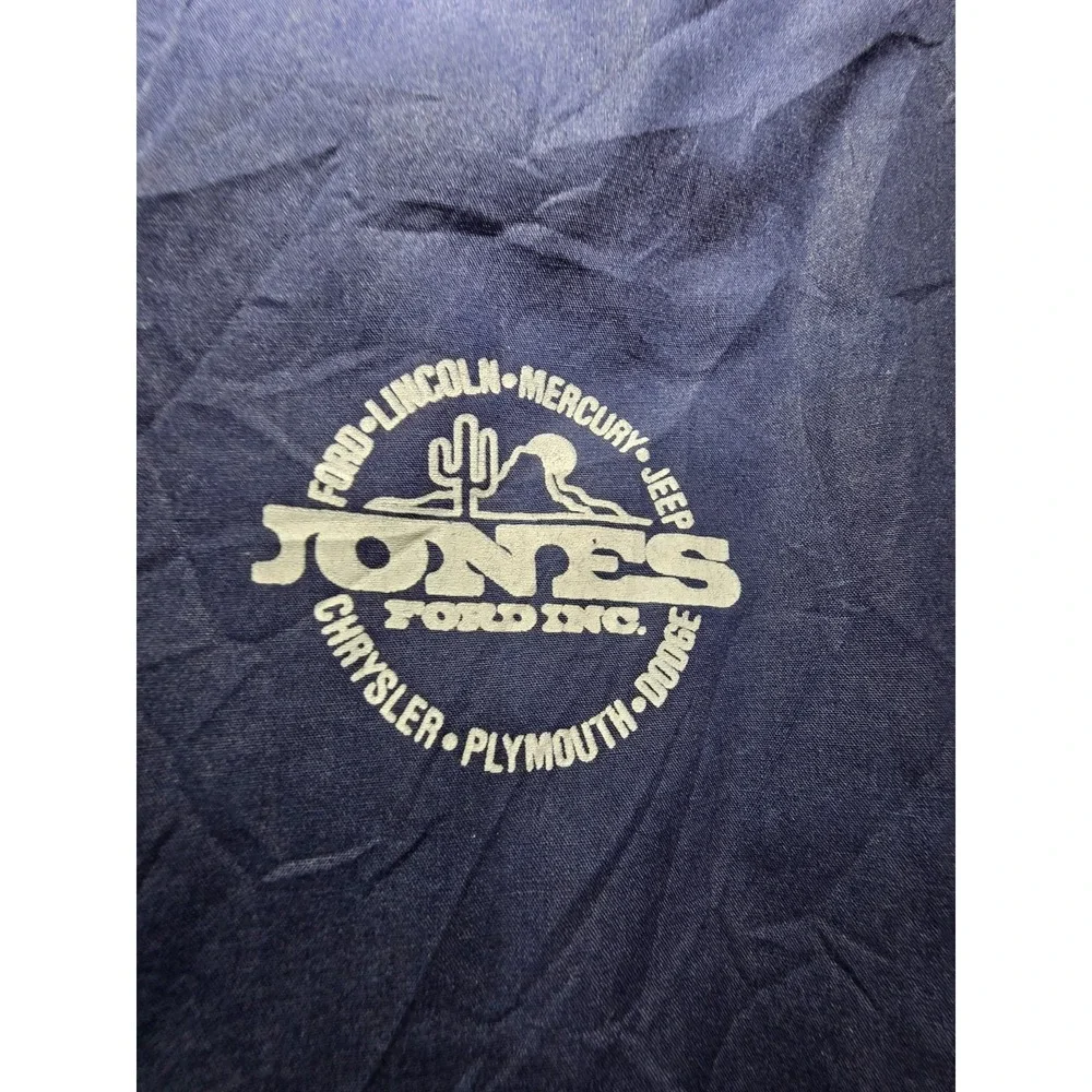 Vintage Members Only Jacket‎ Mens Size 44 Blue Full Zip Bomber Coat 80s